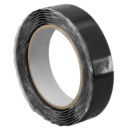 Reclosable Fastener, Acrylic Adhesive, 30 ft, 1 in W, Black MPN:1-10-SJ3572