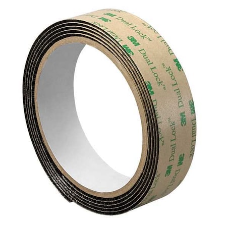 Reclosable Fastener, Acrylic Adhesive, 30 ft, 1 in W, Black MPN:1-10-SJ4575