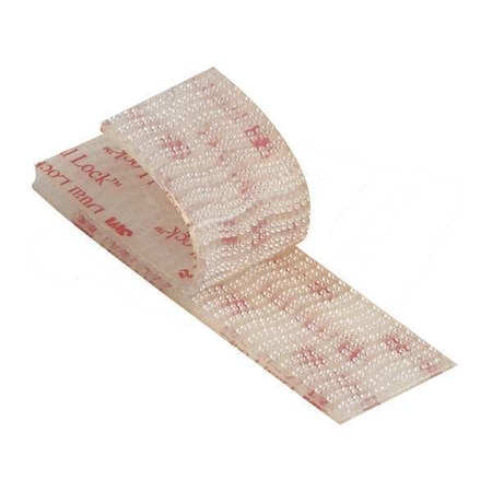 Reclosable Fastener, Rubber Adhesive, 5 yds, 1 in W, Clear, 5 PK MPN:DK3M110