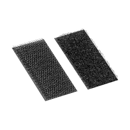 Hook-and-Loop Fastener, Acrylic, 3 in, 1 in W, Black, 100 PK MPN:SJ3550CF
