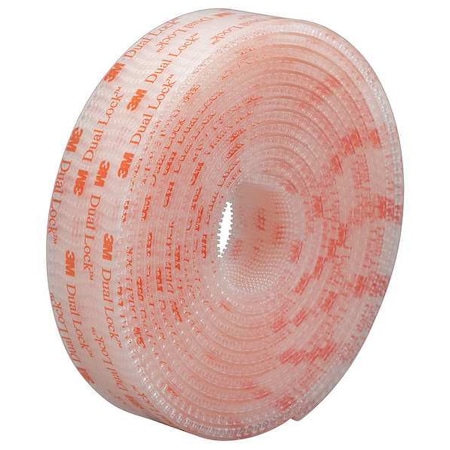 Reclosable Fastener, Acrylic Adhesive, 150 ft, 3/4 in W, Clear, 2 PK MPN:SJ3560