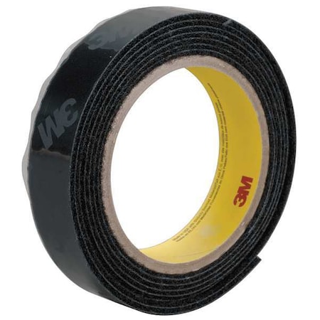 Reclosable Fastener, Acrylic Adhesive, 150 ft, 5/8 in W, Black, 4 PK MPN:SJ3571