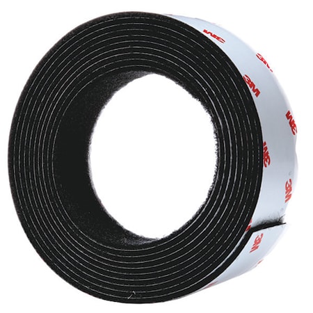 Reclosable Fastener, Rubber Adhesive, 10 ft, 1