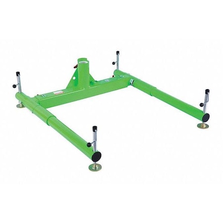 Portable Davit Base, Green, Silver MPN:8518005