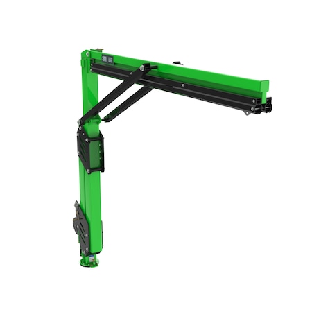 Adjustable Ht Jib Mast, 12.3-15ftH, 12ft MPN:8530895