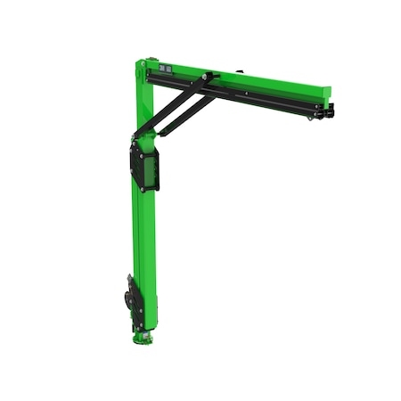 Adjustable Ht Jib Mast, 14.8-20ftH, 12ft MPN:8530896