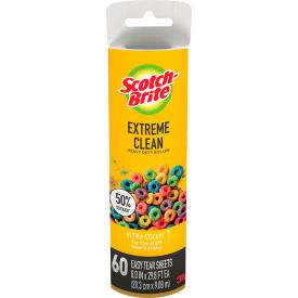 Scotch-Brite™ 830LSRFS-60 Extreme Clean Large Surface Lint Roller Refill 8