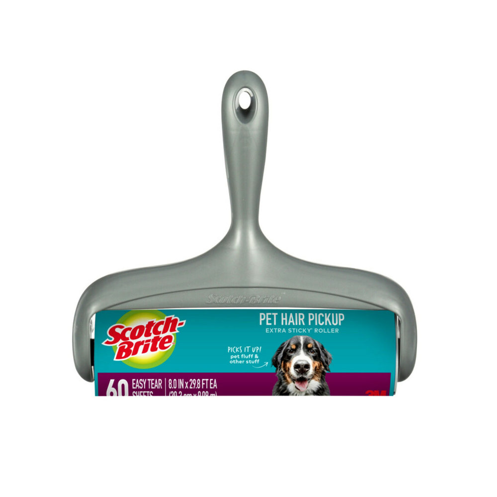 Scotch-Brite Pet Extra Sticky Large Surface Roller, 8 in x 31.4 ft MPN:839LSR-60-4
