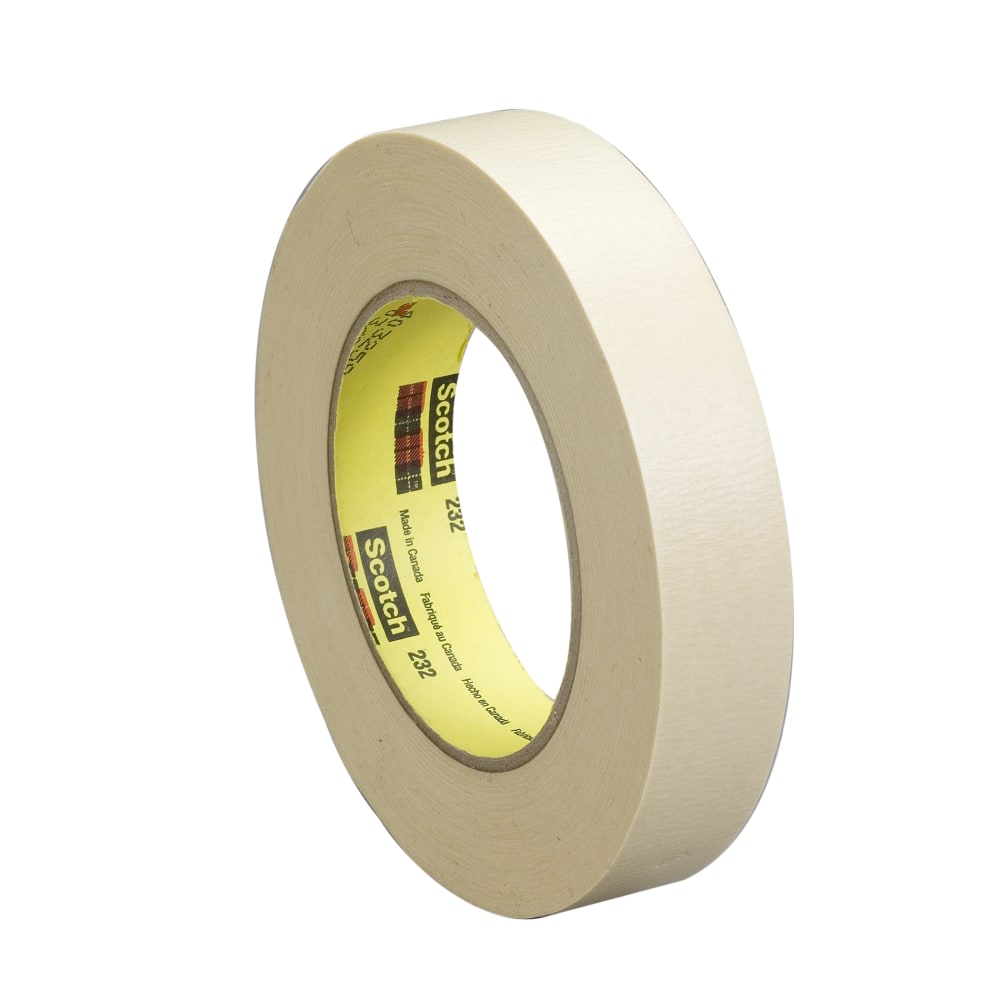 Scotch 232 Masking Tape, 1in x 60 Yd. MPN:232