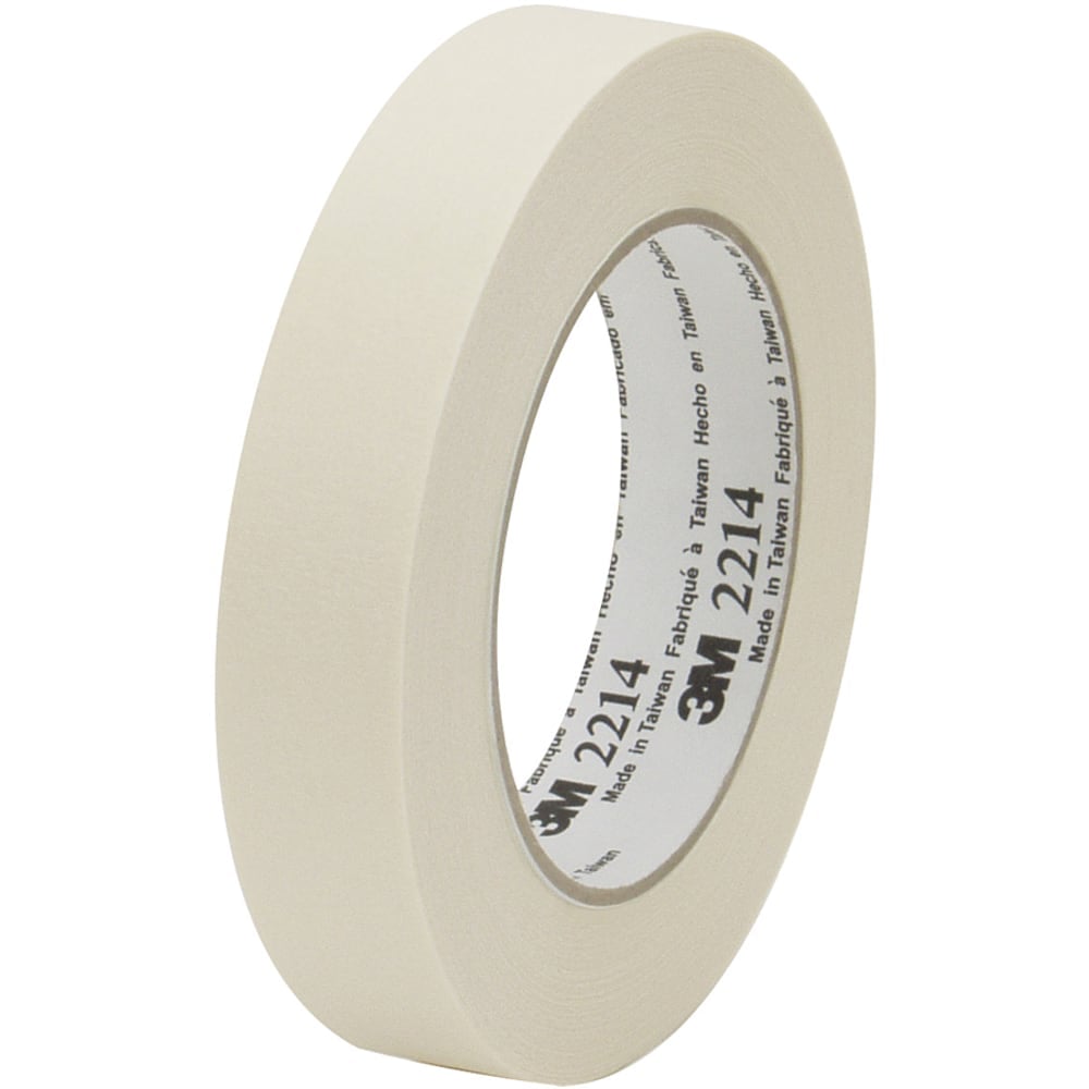 3M 2214 Masking Tape, 3/4in x 60 Yd., Natural, Case Of 48 MPN:T9342214