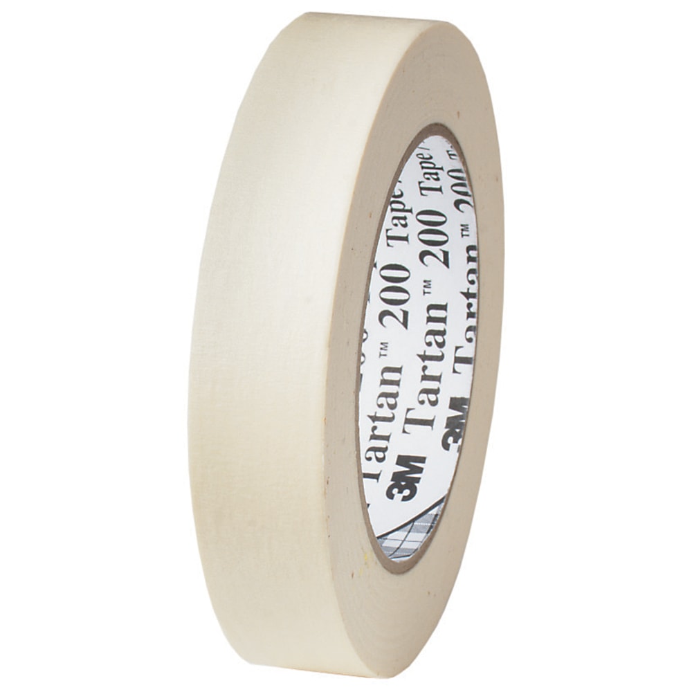3M 200 Masking Tape, 1 1/2in x 60 Yd., Natural, Case Of 24 MPN:T936201