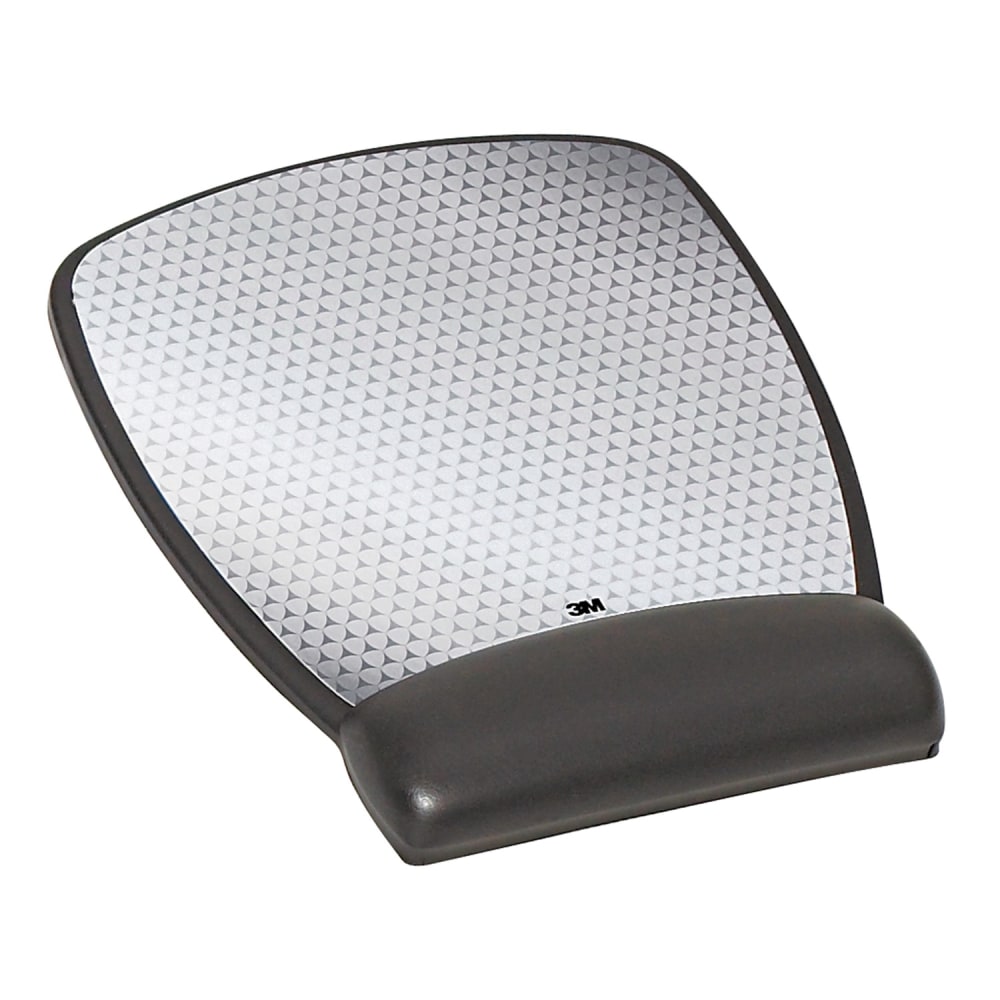 3M Precise Mouse Pad With Gel Wrist Rest, Compact, Black MPN:MW309LE