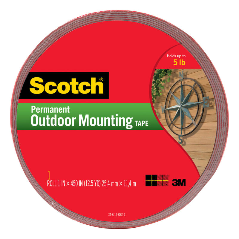 Scotch-Mount Extreme Double-Sided Mounting Tape Mega Roll, 1 In X 400 In (2, 54 Cm X 10, 1 M) MPN:4011-LONG
