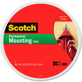 Scotch Indoor Double-Sided Mounting Tape 110S-LONG 0.75 in x 350 in 110LONG**** - Pkg Qty 8