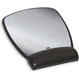 3M™ MW309LE Gel Mouse Pad Wrist Rest with Antimicrobial Product Protection Black MW309LE