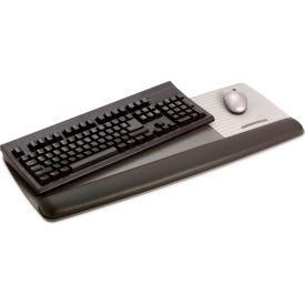 3M™ WR422LE Gel Wrist Rest Platform for Keyboard/Mouse Black WR422LE