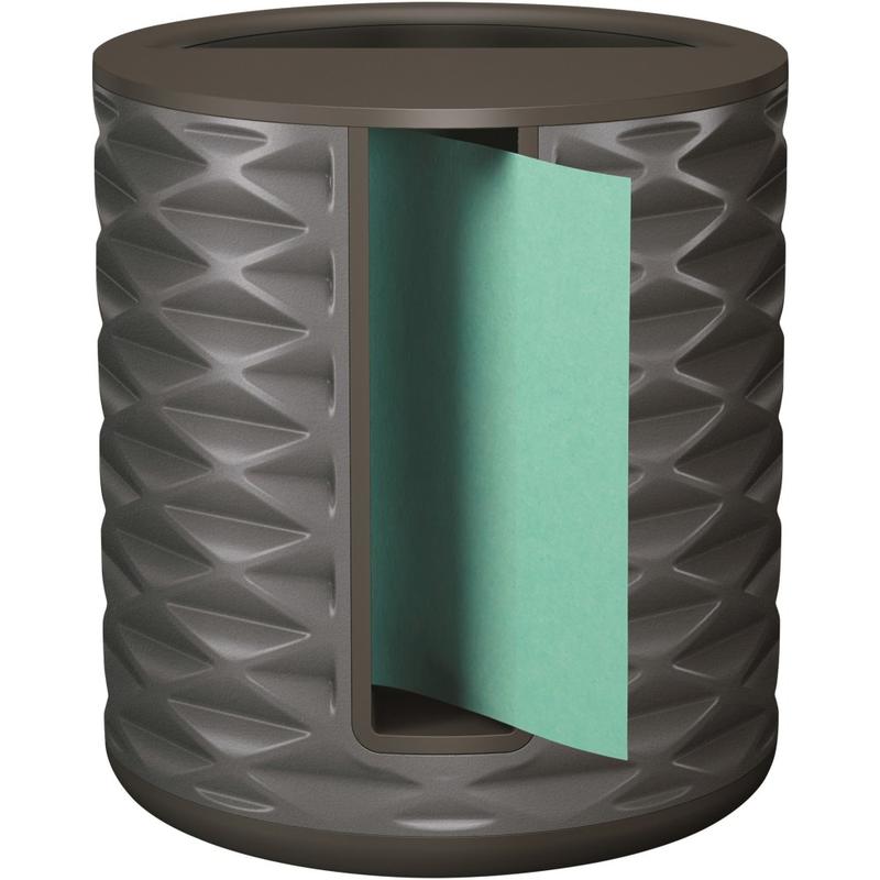 Post-it Pop Up Aqua Notes Vertical Dispenser - 3in x 3in Note - Dark Gray MPN:ABS330B