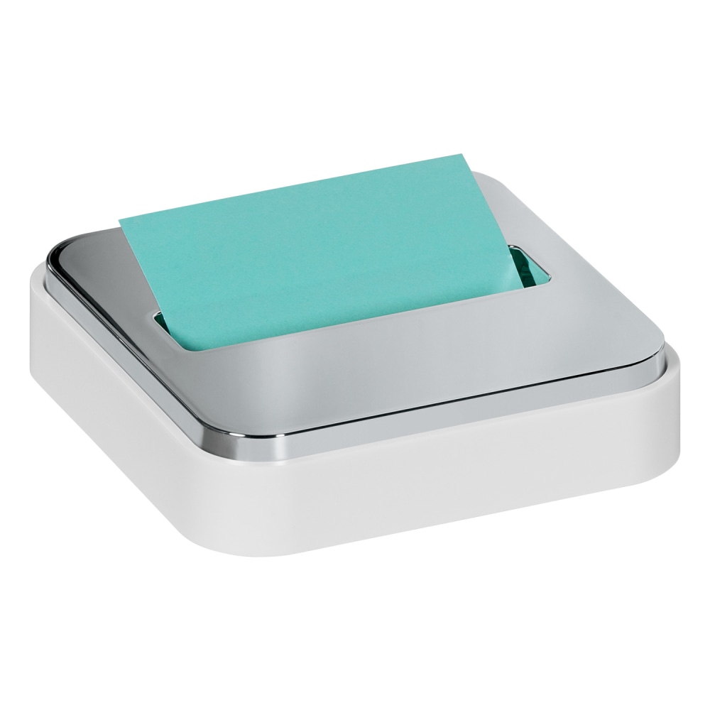 Post-it Notes Steel-Top Pop Up Note Dispenser, 3in x 3in Note - 45 Sheet Note Capacity - White MPN:STL-330-W