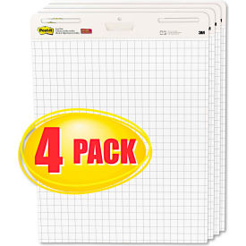 Post-it® Easel Pads Sticky Vertical-Orientation Self-Stick Easel Pad 25 x 30 30 Sheets 4/CT 560VAD4PK