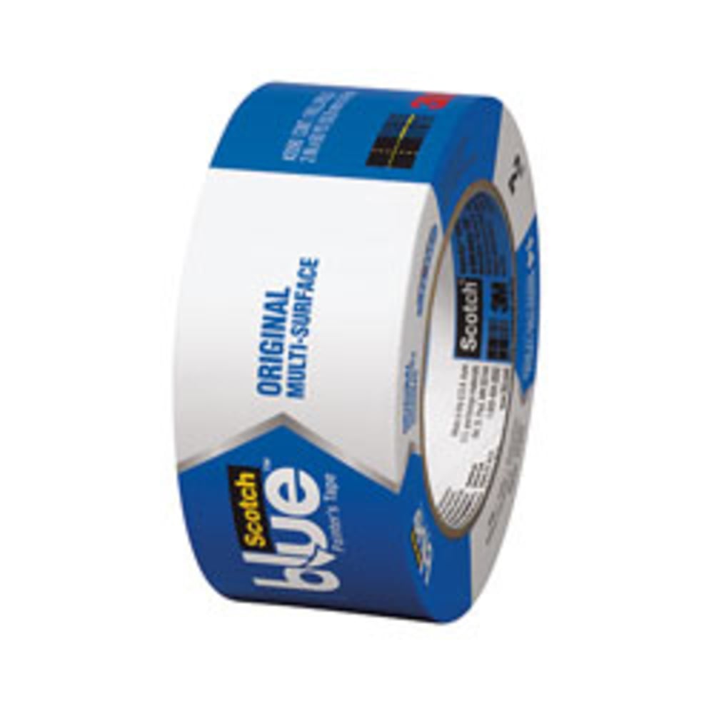 ScotchBlue Original Multi-Surface Painters Tape, 1 Tape Roll, 2 in x 60 yd, 3in Core, Paint Tape Protects Surfaces and Removes Easily, Multi-Surface Painting Tape for Indoor and Outdoor Use, Blue (Min Order Qty 6) MPN:2090-2A