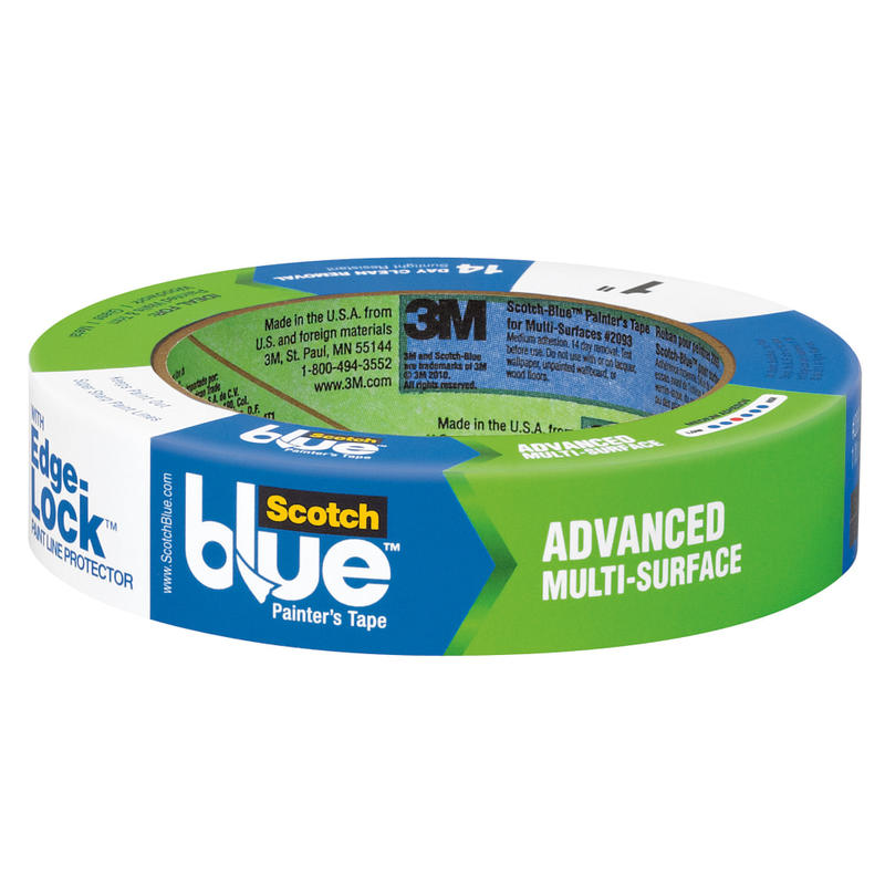ScotchBlue PROSharp Painters Tape, 1 Roll, 0.94 in x 60 yd, Protects Surfaces and Removes Easily, Edge-Lock Tape for Indoor and Outdoor Use MPN:2093-EL-1E
