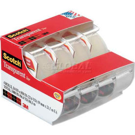 Scotch® Transparent Tape with Dispenser 4184 3/4