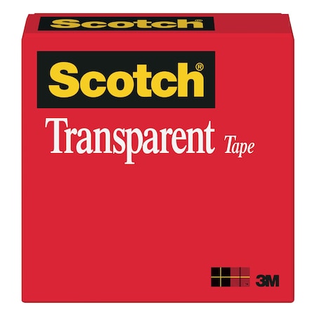 Tape, Scotch(r), Transparent, 19mm x 65.8m MPN:600
