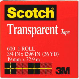 Scotch® Transparent Tape 600 3/4