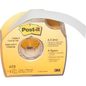 Post-it Labeling and Cover-up Tape 658 1 in x 700 in 658**** - Pkg Qty 24