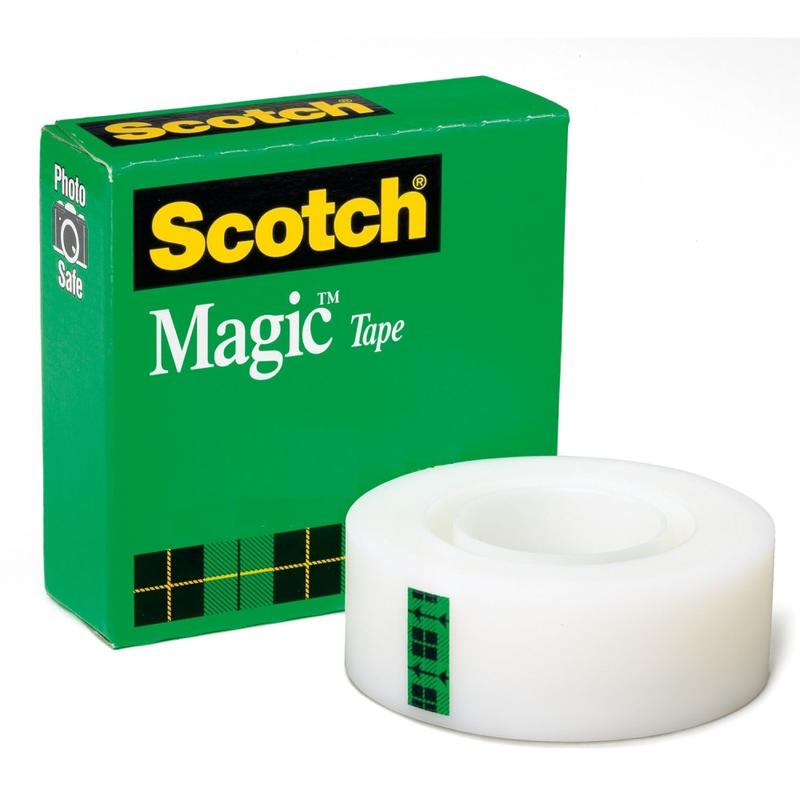 Scotch Tape Refill, 1in x 1296in, Matte Clear, Pack of 1 rolls MPN:81011296