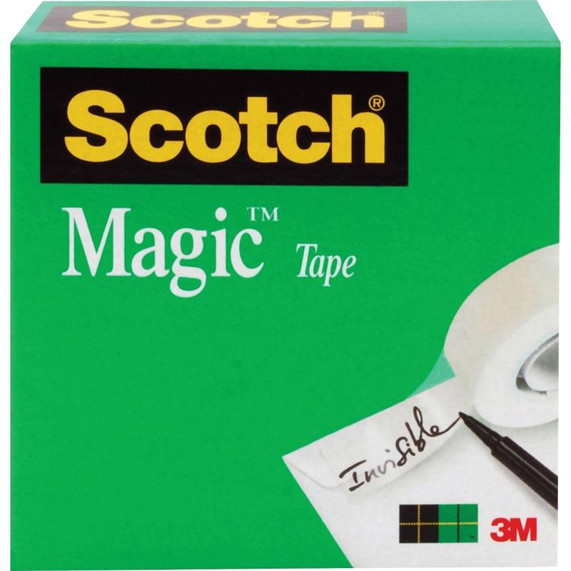 Scotch Magic Tape, 1in x 216ft, Clear, Pack Of 12 Rolls MPN:81012592PK