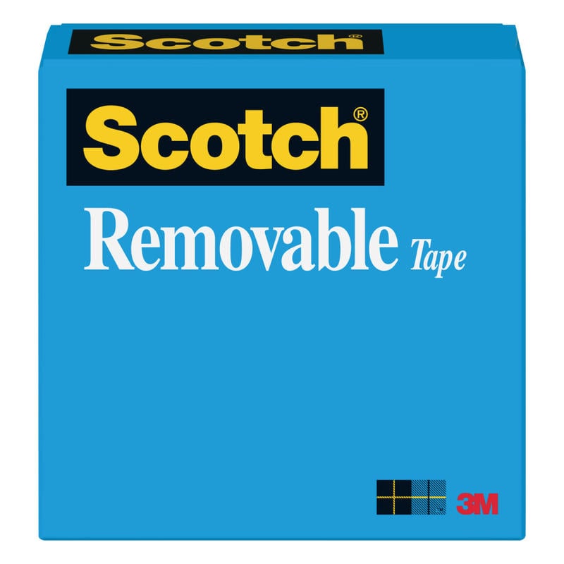 Scotch Magic 811 Removable Tape  3/4in x 1296in  Clear MPN:811-3/4X1296