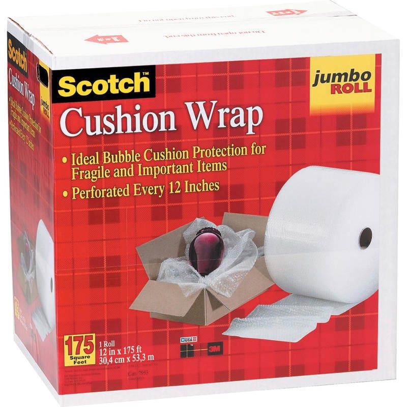 Scotch Cushion Wrap, 12in x 175ft Perforated Roll (Min Order Qty 3) MPN:7953