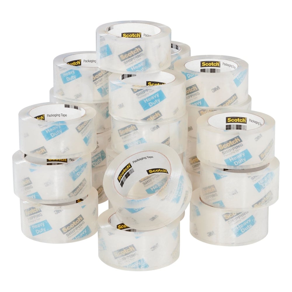 Scotch Heavy Duty Shipping Packing Tape, 36 Tape Rolls, 1 7/8 in x 54.6 yd, 3in Core, Designed - 3850CS36 MPN:3850-CS36