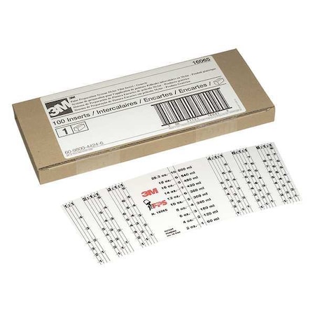 Mix Ratio Insert, PK100 MPN:16065
