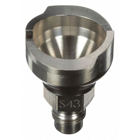 Spray Gun Cup Lid, S43 Type, SS MPN:26139