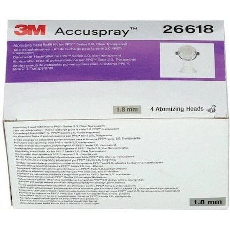 Clear Head Refill, Atomizing Type, PK4 MPN:26618