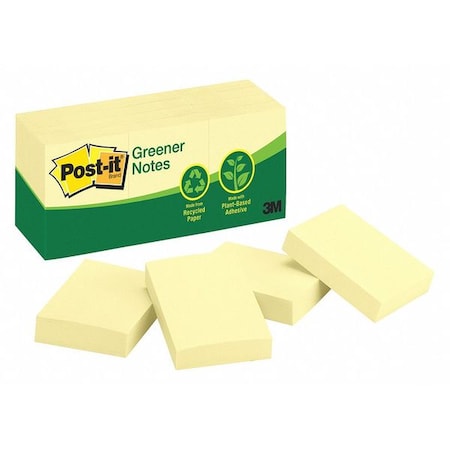 Post-It Notes, 2inx1.5in, Canary Yellow MPN:653RP