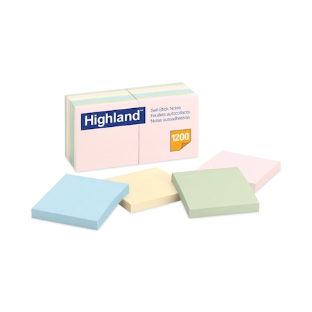 Sticky Notes, Multicolor, Unruled, PK12 MPN:6549A