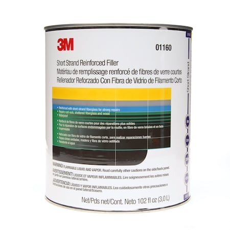Short Strand Reinforced Filler, 01160, 1 gal, 4 per case MPN:01160