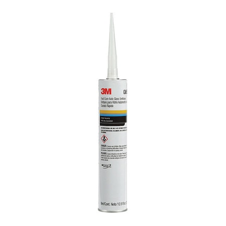 Fast Cure Glass Urethane, 10.5 fl. oz, Cartridge, Black MPN:08690