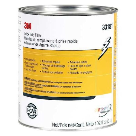 Quick Grip Filler, 1 gal, Can, Tan MPN:33181