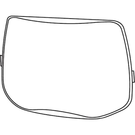 Outside Protection Plate, Speedglas, For Use With, 9100 Series Welding Helmets, 4 x 6 in MPN:06-0200-52