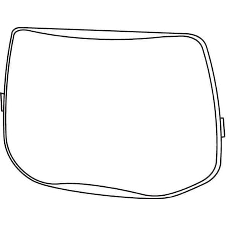 Outside Protection Plate, Speedglas, For Use With, 9100 Series Welding Helmets, 4 x 6 in MPN:06-0200-53