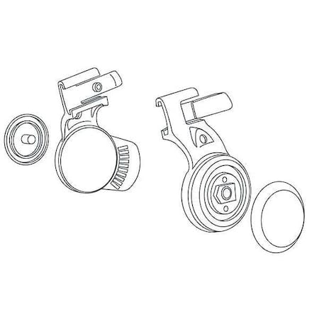 Pivot Mechanism for Headband, PK5 MPN:06-0400-52-B