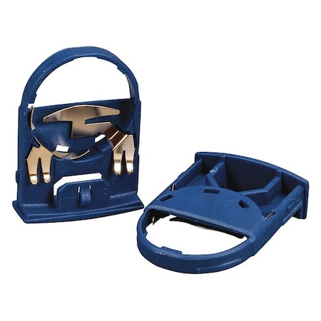 Battery Holder, Nylon, Blue, PK10 MPN:06-0400-55-B