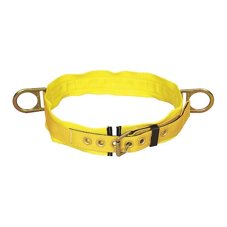 Body Belt, 2 D-Rings, Hips Location, Stainless Steel, Includes Padding: Yes, 3XL MPN:1000027