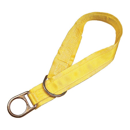 Tie-Off Adapter, 8 ft Length, 310 lb Weigth Capacity, Steel Anchor, D-Ring, 1 Workers per System MPN:1002008