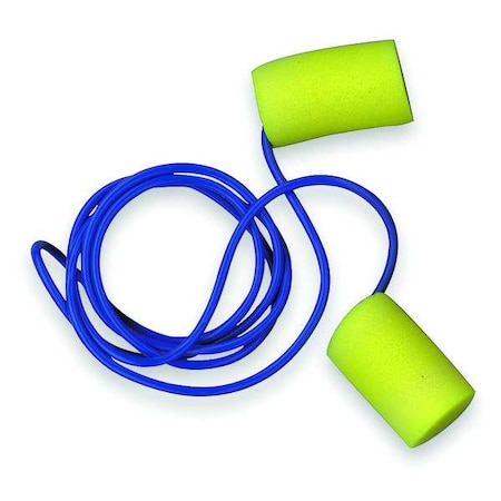 E-A-R Classic Disposable Corded Earplugs, Cylinder Shape, Yellow/Blue, 29 dB NRR, 200PK MPN:11001