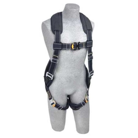 ExoFit™ XP Arc Flash Full Body Harness, XL, 310 lb., Quick-Connect Chest/ Back D-Ring MPN:1100942